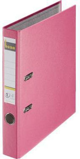 BENE Ordner 291600 DIN A4 52 mm PP blau – FSC-zertifizierter Büroordner mit Hebelmechanik