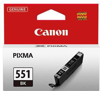 Canon Tintenpatrone CLI-551BK Schwarz 7 ml Original für ca. 300 Seiten