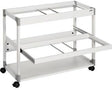 DURABLE Hängemappenwagen TROLLEY 200 MULTI DUO – 2-bahnig, ausziehbar, für 200 Hängemappen