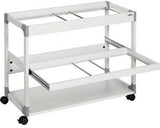 DURABLE Hängemappenwagen TROLLEY 200 MULTI DUO – 2-bahnig, ausziehbar, für 200 Hängemappen