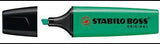 STABILO Textmarker BOSS ORIGINAL 70/33 – grün, Keilspitze 2-5 mm, nachfüllbar, Made in Germany