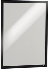 DURABLE Magnetrahmen DURAFRAME 487301 DIN A3 schwarz, 2 Stück – selbstklebend, magnetisch, doppelseitig