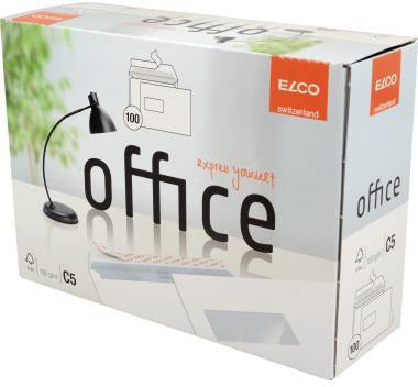 ELCO Versandtasche Office DIN C5 100 g/m² weiß 100 Stück mit Haftklebung