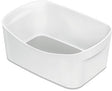 Leitz MyBox Utensilienschale 246x98x160mm weiß/grau – Stylische Aufbewahrung für kleine Utensilien