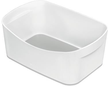 Leitz MyBox Utensilienschale 246x98x160mm weiß/grau – Stylische Aufbewahrung für kleine Utensilien