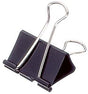 Soennecken Foldbackklemmer 1561 50x25mm schwarz 12 St./Pack. – Federstahl, abnehmbare Bügel