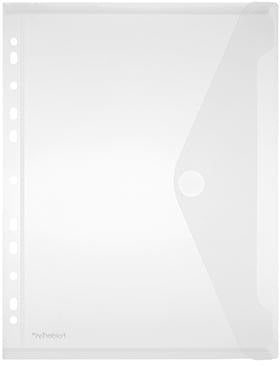 FolderSys Sammelhülle 40106-04 DIN A4 mit Lochrand, 10 St./Pack., transparent