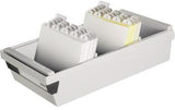 HAN Karteikasten 956-11 DIN A6 quer, lichtgrau, für 1300 Karten, inkl. Sichtreiter