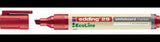 edding Boardmarker 29 EcoLine | Rot, Keilspitze 1-5 mm, nachfüllbar & klimaneutral