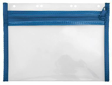 VELOFLEX VELOBAG XXS Reißverschlusstasche DIN A5 rot mit Eurolochung