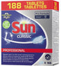 SUN Professional Classic Spülmaschinentabs 188 Stück einzeln verpackt