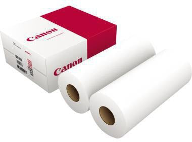 Canon Plotterpapier 420 mm x 175 m, 75 g/m², 2 Rollen – Weißes Standardpapier für Großformatdruck
