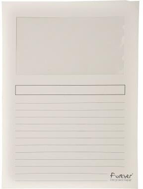 Exacompta Sichtmappe Forever 50100E A4 sortiert 100 St./Pack. – Recyclingkarton mit Sichtfenster
