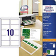 AVERY ZWECKFORM Visitenkarte Superior DIN A4 200g/m² weiß 250 St./Pack. C32011-25
