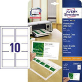 AVERY ZWECKFORM Visitenkarte Superior DIN A4 200g/m² weiß 250 St./Pack. C32011-25