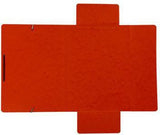 Soennecken Eckspanner 1472 DIN A4 mit 3 Klappen und Gummizug, rot, 250 Blatt