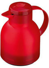EMSA Isolierkanne Samba Quick Press 504231 1l blau – hält 12h heiß & 24h kalt