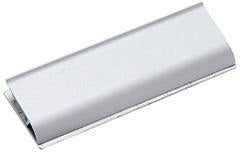 MAUL Papierklemmschiene 6246308 DIN A3 Aluminium matt silber – Selbstklebende Klemmleiste für bis zu 60 Blatt