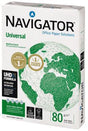 Navigator Kopierpapier Universal DIN A4 80g – 500 Blatt hochweißes Multifunktionspapier