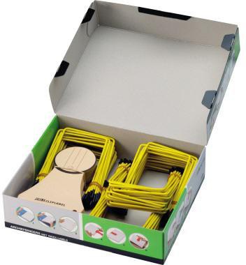 JALEMA Abheftbügel Pli-Fix 2639800000 gelb/schwarz 100 Stück kunststoffummantelt