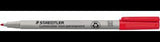 STAEDTLER Lumocolor 315-3 Folienstift non-permanent blau 1 mm – abwischbar, Made in Germany