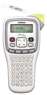 Brother P-touch H105 Beschriftungsgerät mit TZe-Schriftbandkassette, 180 dpi, 2 Druckzeilen