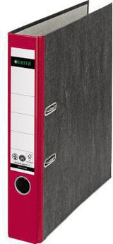 Leitz Ordner 10505015 DIN A4 52 mm gelb – 180° Präzisionshebelmechanik, FSC, Blauer Engel