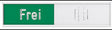 FRANKEN Türschild Deutsch 102 x 27,4 mm Aluminium selbstklebend frei/besetzt