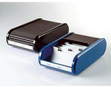 HELIT Visitenkartenbox the personal H6218090 für 300 Karten, A-Z Register, schwarz/weiß