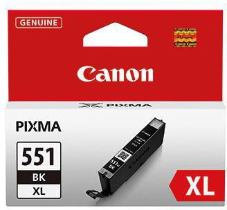 Canon Tintenpatrone CLI-551XL BK Schwarz 11 ml – Original Canon Druckerpatrone für ca. 950 Seiten