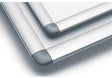 NOBO Plakatrahmen 1902213 DIN A3 33,5x45,8x1,7cm silber – Bilderwechselrahmen mit Antireflexglas