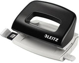 LEITZ Locher NeXXt 50580025 – 10 Blatt, Metall/Kunststoff, rot, ultra-scharfe Lochstempel