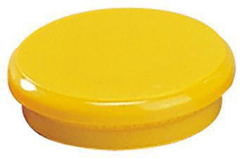 DAHLE Haftmagnet 95524-21413 24mm weiß 10 St./Pack. – Runde Präsentationsmagnete mit Griffrand