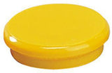 DAHLE Haftmagnet 95524-21413 24mm weiß 10 St./Pack. – Runde Präsentationsmagnete mit Griffrand