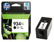 HP Tintenpatrone 934XL Schwarz – Originalzubehör für ca. 1.000 Seiten