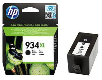 HP Tintenpatrone 934XL Schwarz – Originalzubehör für ca. 1.000 Seiten