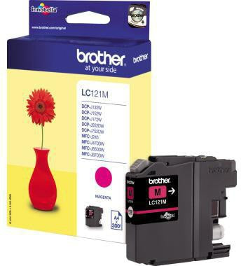 Brother Tintenpatrone LC-121M Original magenta ca. 300 Seiten 3,9 ml