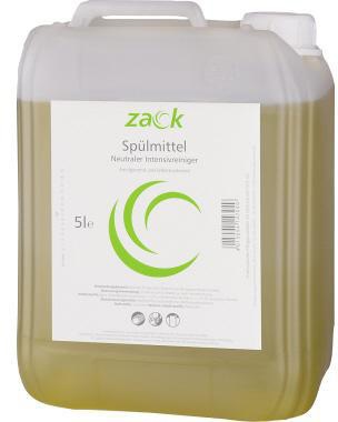 ZACK Handspülmittel Zitro 5L – Neutraler Intensivreiniger für manuelles Geschirrspülen