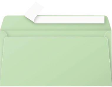 Clairefontaine Briefumschlag Pollen® DL grün 20 Stück 120 g/m² ohne Fenster