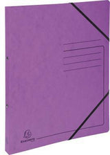 Exacompta Ringbuch DIN A4 Colorspankarton blau, 2-Ring-Mechanik, 140 Blatt