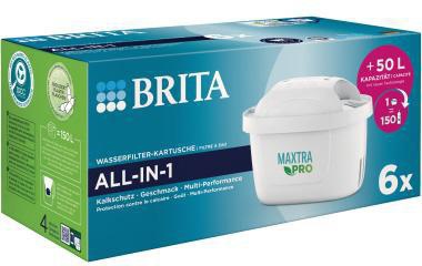 BRITA MAXTRA PRO ALL-IN-1 Filterkartuschen 4er-Pack – Wasserfilter für BRITA-Kannen