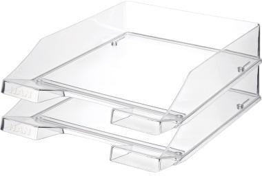 HAN Briefablage KLASSIK 1026-X-23 DIN A4/C4 glasklar – Stapelbarer Ordnungshelfer