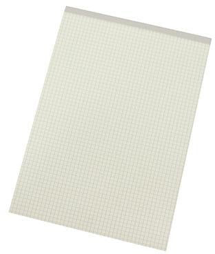 Soennecken Notizblock Recycling DIN A6 kariert 50 Blatt – 60 g/m², Mikroperforation, Fälzelbindung