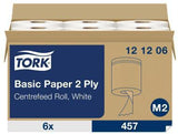 TORK Handtuchrolle M2 121206 – 2-lagiges Recycling-Papierwischtuch, 160 m x 20 cm, 6 Rollen