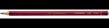 STABILO Graphitstift All 8008 3,3 mm 2B rot – Künstlerstift für Glas, Kunststoff und Metall