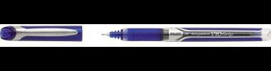 PILOT Tintenroller Hi-Tecpoint Grip V10 – 0,6 mm blaue Tinte, dokumentenecht, mit Gummi-Griffzone