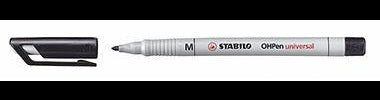 STABILO OHPen 853/41 M Folienstift – Blau, 1 mm, non-permanent, Made in Germany