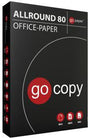 GO COPY Kopierpapier ALLROUND 80 DIN A4 75 g/m² weiß 500 Blatt – PEFC-zertifiziert, beidseitig bedruckbar