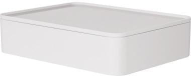 HAN Aufbewahrungsbox ALLISON 1110-12 snow white – Stapelbare Box mit vielseitigem Deckel