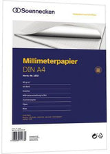 Soennecken Millimeterblock 1232 DIN A4 Bücherpapier 50 Blatt rot